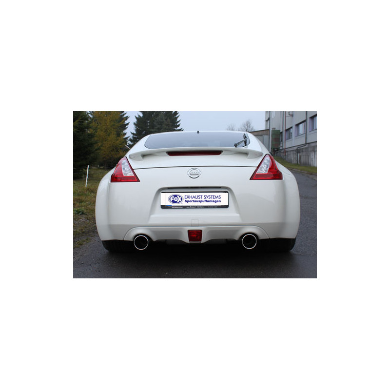 Nissan 370Z Silenziatore posteriore con uscite destra e sinistra (duplex) – 1x100 Tipo 13 r (Cod. 
