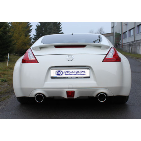 Nissan 370Z Silenziatore posteriore con uscite destra e sinistra (duplex) – 1x100 Tipo 13 r (Cod. 