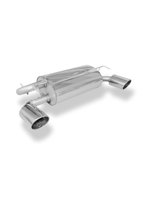 Nissan 370Z Silenziatore posteriore con uscite destra e sinistra (duplex) – 129x106 Tipo 32 (Cod. 