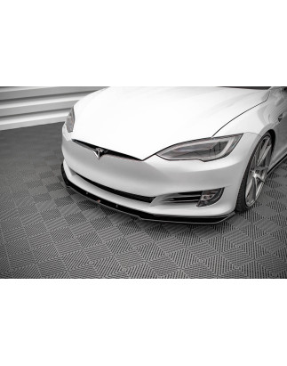 SPLITTER ANTERIORE V.1 Tesla Model S Facelift (Cod. M-TE-MODELS-1F-FD1G)