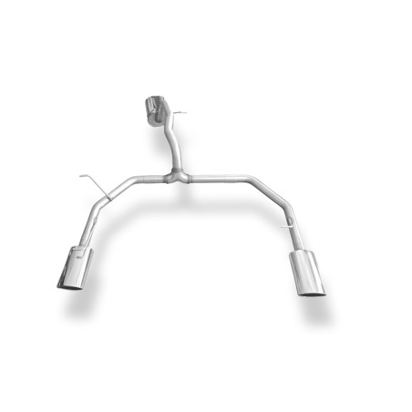 Mitsubishi Pajero Montero V60 Silenziatore posteriore – 140x90 tipo (Cod. F-MI113001-351)