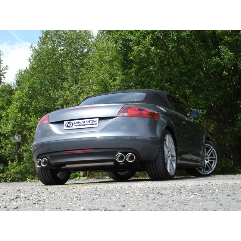 Audi TT 8J – 3,2 V6 Silenziatore posteriore destra e sinistra – 2x100 Tipo 1 (Cod. F-AU091035-15