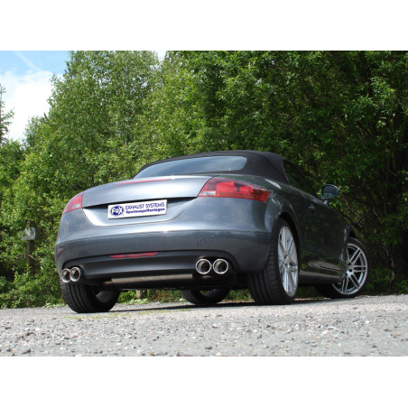 Audi TT 8J – 3,2 V6 Silenziatore posteriore destra e sinistra – 2x100 Tipo 1 (Cod. F-AU091035-15