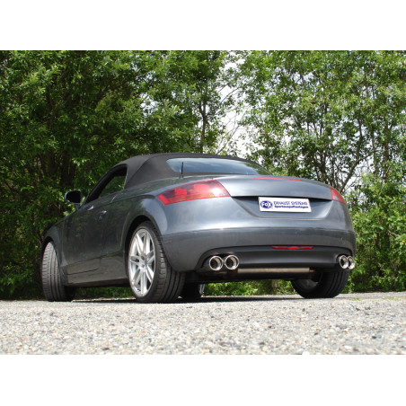 Audi TT 8J – 3,2 V6 Silenziatore posteriore destra e sinistra – 2x100 Tipo 1 (Cod. F-AU091035-15