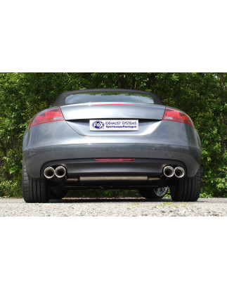 Audi TT 8J – 3,2 V6 Silenziatore posteriore destra e sinistra – 2x100 Tipo 1 (Cod. F-AU091035-15