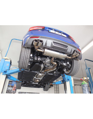 Audi S1 quattro Silenziatore posteriore con uscite destra e sinistra (duplex)x90 Tipo 1 (Cod. F-AU14