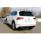 VW Tiguan II Diesel – 4motion Silenziatore posteriore con uscite destra e sinistra (Cod. F-VW20102