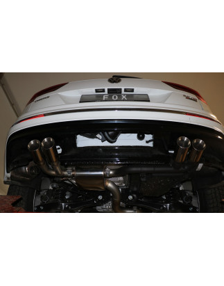 VW Tiguan II Diesel – 4motion Silenziatore posteriore con uscite destra e sinistra (Cod. F-VW20102