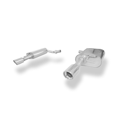 Audi A6 Tipo 4F Silenziatore posteriore destra e sinistra – 1x90 Tipo 17 con uscite destra e sinis