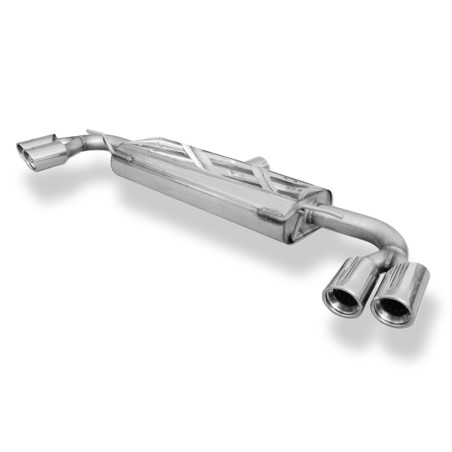Audi TT 8J – 3,2 V6 Silenziatore posteriore destra e sinistra – 2x90 Tipo 17 (Cod. F-AU091035-15