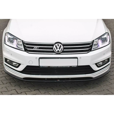 SPLITTER ANTERIORE V.1 Volkswagen Passat R-Line B7  (Cod. M-VW-PA-B7-RLINE-FD1G)