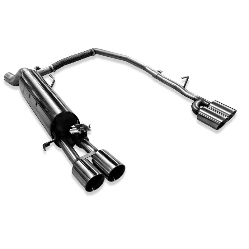 Skoda Fabia PJ Silenziatore posteriore uscita destra/sinistra con valvola di scarico – 2x90 Tipo 2