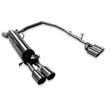Skoda Fabia PJ Silenziatore posteriore uscita destra/sinistra con valvola di scarico – 2x90 Tipo 2