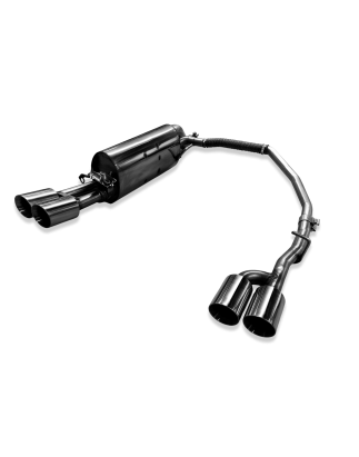 Skoda Fabia PJ Silenziatore posteriore uscita destra/sinistra con valvola di scarico – 2x90 Tipo 2