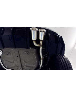 Skoda Fabia PJ Silenziatore posteriore uscita destra/sinistra con valvola di scarico – 2x90 Tipo 2