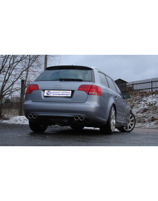 Audi S4 B7 Silenziatore posteriore destra/sinistra – 2x88x74 Tipo 32 destra/sinistra (Cod. F-AU061