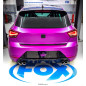 Seat Ibiza V – KJ Silenziatore posteriore con valve exit destra e sinistra (Cod. F-SE024054-288)