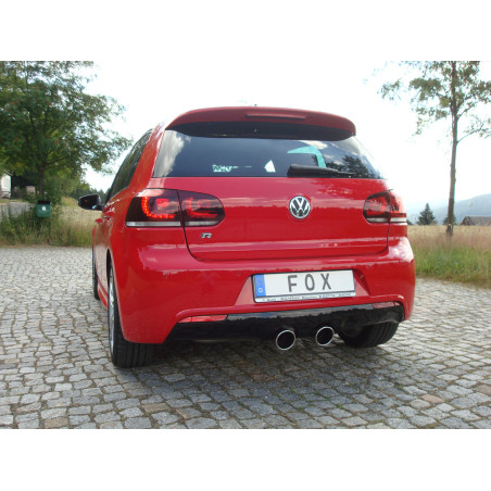 VW Golf VI R 4motion – 1K Silenziatore posteriore con uscite destra e sinistra (duplex) (Cod. F-VW