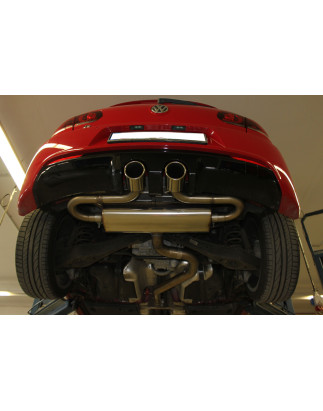 VW Golf VI R 4motion – 1K Silenziatore posteriore con uscite destra e sinistra (duplex) (Cod. F-VW