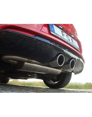 VW Golf VI R 4motion – 1K Silenziatore posteriore con uscite destra e sinistra (duplex) (Cod. F-VW