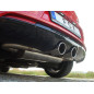 VW Golf VI R 4motion – 1K Silenziatore posteriore con uscite destra e sinistra (duplex) (Cod. F-VW
