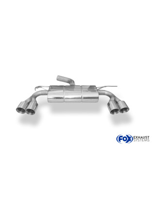 VW T-Roc – trazione anteriore Silenziatore posteriore destra e sinistra – 2x90 tipo (Cod. F-VW25