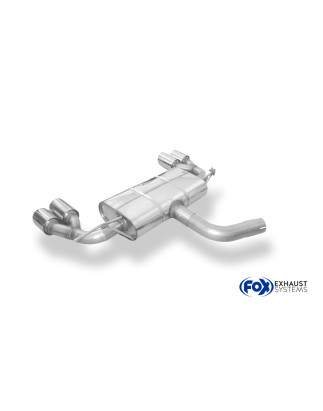 VW T-Roc – trazione anteriore Silenziatore posteriore destra e sinistra – 2x90 tipo (Cod. F-VW25