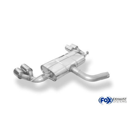 VW T-Roc – trazione anteriore Silenziatore posteriore destra e sinistra – 2x90 tipo (Cod. F-VW25