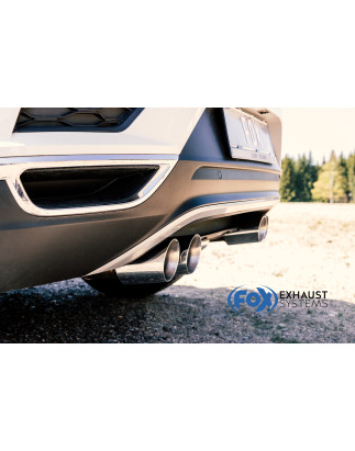 VW T-Roc – trazione anteriore Silenziatore posteriore destra e sinistra – 2x90 tipo (Cod. F-VW25