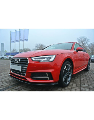 SPLITTER ANTERIORE V.2 Audi S4 / A4 S-Line B9 (Cod. M-AU-A4-B9-SLINE-FD2G)