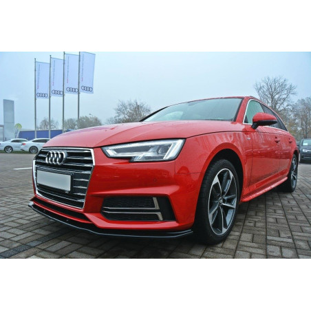 SPLITTER ANTERIORE V.2 Audi S4 / A4 S-Line B9 (Cod. M-AU-A4-B9-SLINE-FD2G)