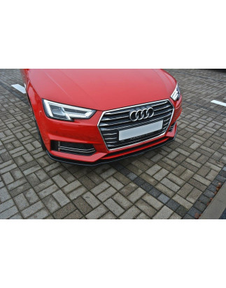 SPLITTER ANTERIORE V.2 Audi S4 / A4 S-Line B9 (Cod. M-AU-A4-B9-SLINE-FD2G)