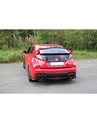 Honda Civic IX Tipo R Silenziatore posteriore con uscite destra e sinistra (duplex)x10 (Cod. F-HO149