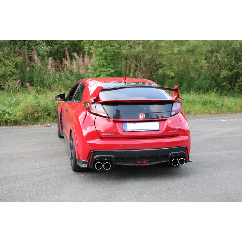 Honda Civic IX Tipo R Silenziatore posteriore con uscite destra e sinistra (duplex)x10 (Cod. F-HO149