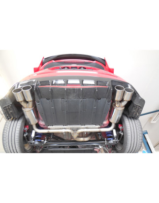 Honda Civic IX Tipo R Silenziatore posteriore con uscite destra e sinistra (duplex)x10 (Cod. F-HO149