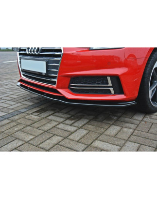 SPLITTER ANTERIORE V.2 Audi S4 / A4 S-Line B9 (Cod. M-AU-A4-B9-SLINE-FD2G)