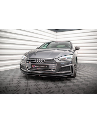 SPLITTER ANTERIORE V.2 Audi S5 / A5 S-Line F5 Coupe / Sportback (Cod. M-AU-A5-2-SLINE-FD2G)