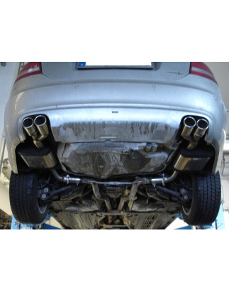 Audi A6 Tipo 4F Silenziatore posteriore destra e sinistra – 2x76 Tipo 17 con uscite destra e sinis