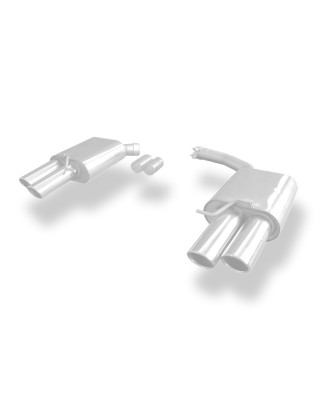 Audi A4/A5/ S5 quattro – B8/ 8T Silenziatore posteriore destra e sinistra fo (Cod. F-AU120014-344)