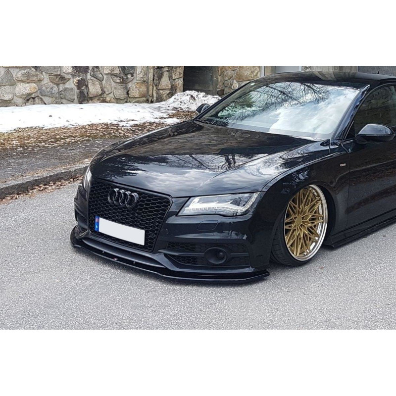 SPLITTER ANTERIORE V.2 Audi S7 / A7 S-Line C7  (Cod. M-AU-A7-1-SLINE-FD2G)