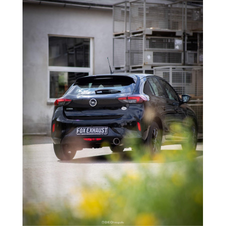 Opel Corsa F Silenziatore posteriore and Silenziatore anteriore – 1x100 tipo (Cod. F-OP035001-293B