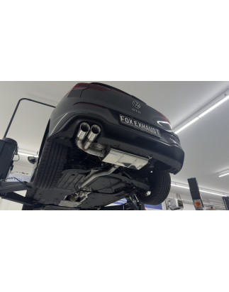 VW Golf 8 GTD silenziatore posteriore – 2x90 Tipo 25 (Cod. F-VW057055-292-HA)