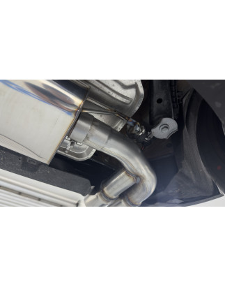 VW Golf 8 GTD silenziatore posteriore – 2x90 Tipo 25 (Cod. F-VW057055-292-HA)