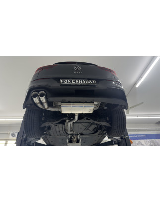 VW Golf 8 GTD silenziatore posteriore – 2x90 Tipo 25 (Cod. F-VW057055-292-HA)