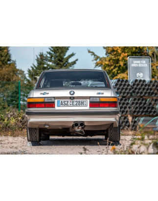 BMW E28 525e con Katalysator Silenziatore posteriore and front – 2x88 (Cod. F-BM030312-344B)