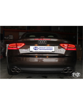 Audi A4/A5 Tipo B8 + S-Line Silenziatore posteriore destra e sinistra double (Cod. F-AU120274-344)