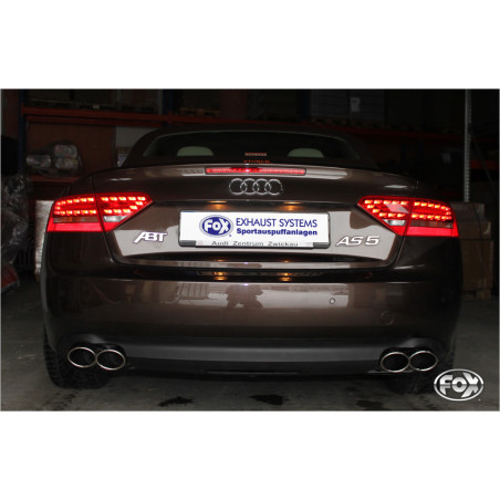 Audi A4/A5 Tipo B8 + S-Line Silenziatore posteriore destra e sinistra double (Cod. F-AU120274-344)