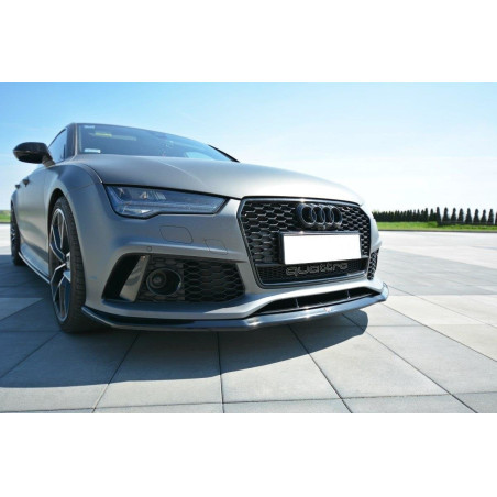 Front Diffusor V.2 Audi RS7 C7 (Cod. M-AU-RS7-1F-FD2G)