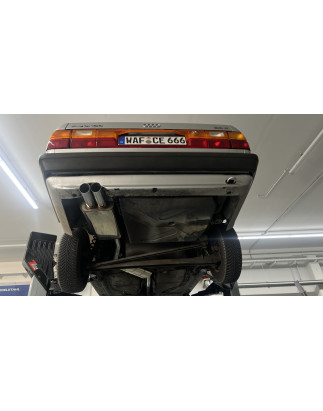 Audi 100/A6 Tipo C3/C4 trazione anteriore Silenziatore posteriore and front (Cod. F-AU070022-086-ANL