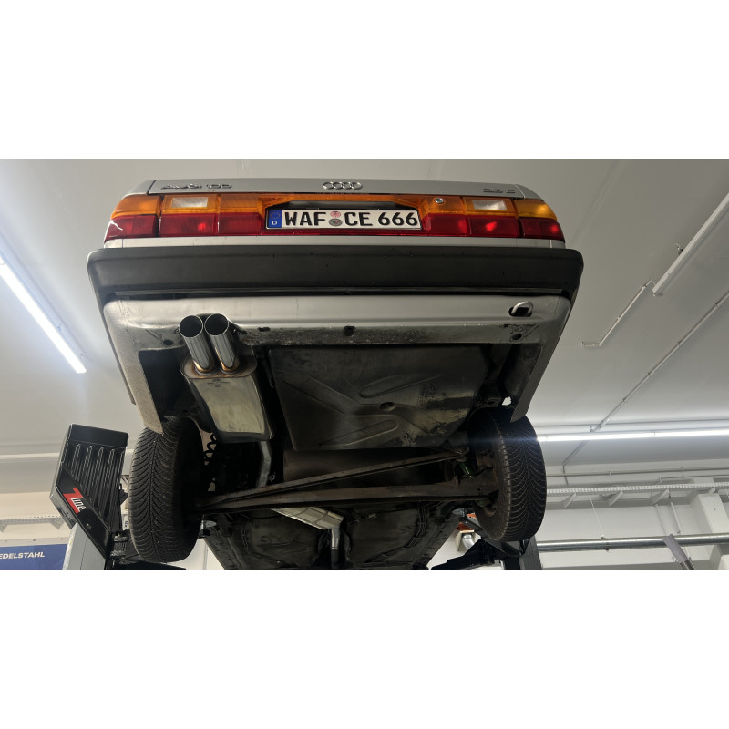 Audi 100/A6 Tipo C3/C4 trazione anteriore Silenziatore posteriore and front (Cod. F-AU070022-086-ANL